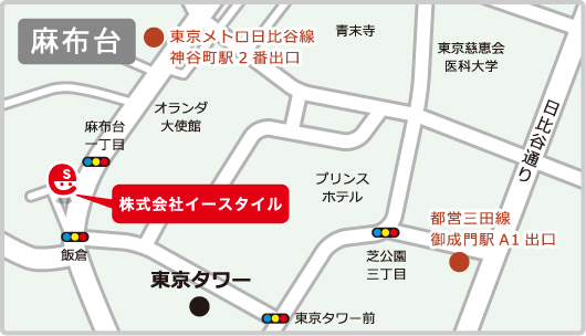 地図-浜松町